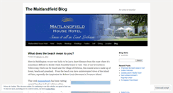 Desktop Screenshot of maitlandfield.wordpress.com