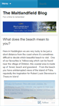 Mobile Screenshot of maitlandfield.wordpress.com