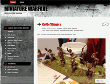 Tablet Screenshot of miniaturewar.wordpress.com