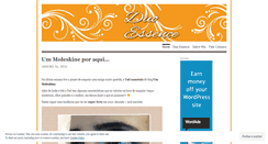 Desktop Screenshot of duoessence.wordpress.com