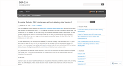 Desktop Screenshot of dba010.wordpress.com