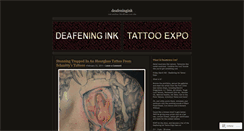 Desktop Screenshot of deafeningink.wordpress.com