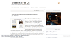 Desktop Screenshot of museumsforus.wordpress.com