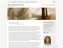 Tablet Screenshot of chrystybfortner.wordpress.com