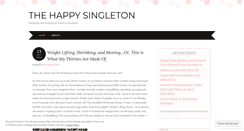 Desktop Screenshot of gloriouslysingle.wordpress.com