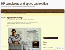 Tablet Screenshot of hpinspace.wordpress.com