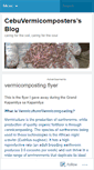 Mobile Screenshot of cebuvermicomposters.wordpress.com