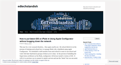 Desktop Screenshot of edtechstandish.wordpress.com