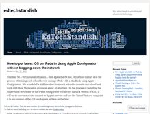 Tablet Screenshot of edtechstandish.wordpress.com