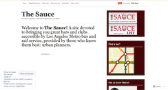 Desktop Screenshot of getsaucedbymetro.wordpress.com