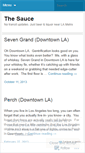 Mobile Screenshot of getsaucedbymetro.wordpress.com