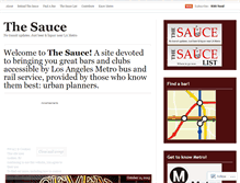 Tablet Screenshot of getsaucedbymetro.wordpress.com