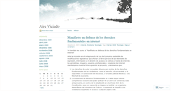 Desktop Screenshot of conunpiefuera.wordpress.com