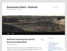Tablet Screenshot of devwatchredlands.wordpress.com