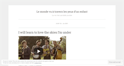 Desktop Screenshot of lpttenfant.wordpress.com