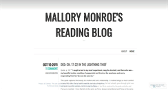 Desktop Screenshot of monroeme2.wordpress.com