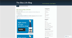 Desktop Screenshot of bioslife.wordpress.com