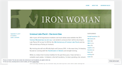 Desktop Screenshot of ironwoman.wordpress.com