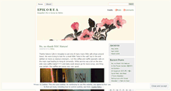 Desktop Screenshot of epitoneproject.wordpress.com