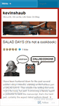 Mobile Screenshot of kevinshaub.wordpress.com