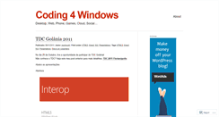 Desktop Screenshot of coding4windows.wordpress.com