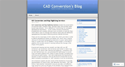 Desktop Screenshot of cadconversion.wordpress.com