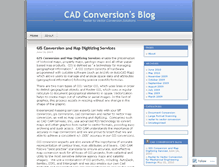 Tablet Screenshot of cadconversion.wordpress.com
