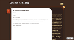 Desktop Screenshot of canadianmediablog.wordpress.com