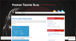 Desktop Screenshot of phoenixtheatreindy.wordpress.com