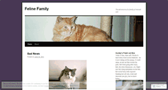 Desktop Screenshot of felinefamily.wordpress.com