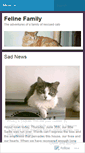 Mobile Screenshot of felinefamily.wordpress.com