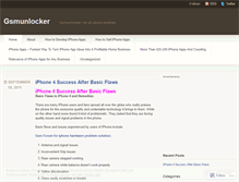 Tablet Screenshot of gsmunlocker.wordpress.com