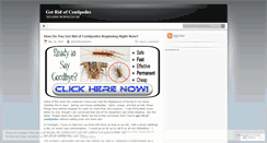 Desktop Screenshot of getridofcentipedes.wordpress.com