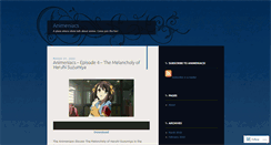 Desktop Screenshot of animeniacs.wordpress.com