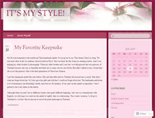 Tablet Screenshot of kiyalu5286.wordpress.com