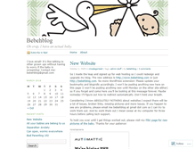 Tablet Screenshot of bebehblog.wordpress.com
