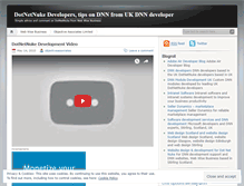 Tablet Screenshot of dotnetnukedevelopers.wordpress.com