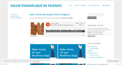 Desktop Screenshot of eglisedefeignies.wordpress.com