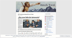 Desktop Screenshot of hochtirol.wordpress.com