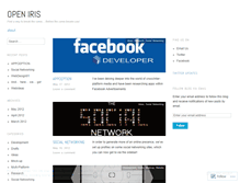 Tablet Screenshot of openyouriris.wordpress.com