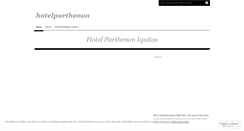 Desktop Screenshot of hotelparthenon.wordpress.com