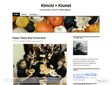 Tablet Screenshot of kimchiandkismet.wordpress.com