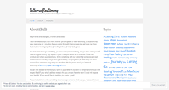 Desktop Screenshot of lettersoftestimony.wordpress.com