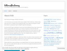 Tablet Screenshot of lettersoftestimony.wordpress.com
