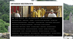 Desktop Screenshot of orthodoxwesternrite.wordpress.com
