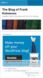 Mobile Screenshot of frankkotsianas.wordpress.com