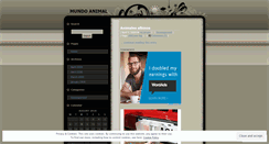 Desktop Screenshot of mundoanimal1.wordpress.com