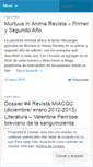 Mobile Screenshot of murtuusinanima.wordpress.com