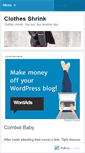 Mobile Screenshot of clothesshrink.wordpress.com