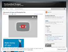 Tablet Screenshot of newfoundlanddesigner.wordpress.com
